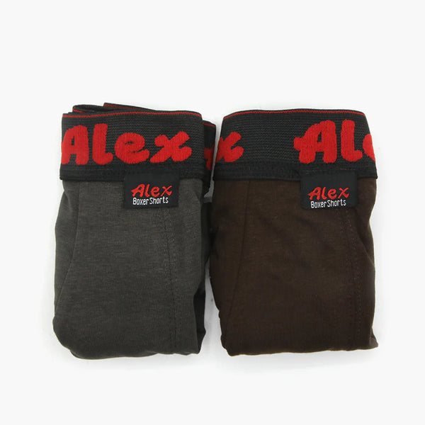 Alex Men's Short Boxer Pack Of 2 - Multi