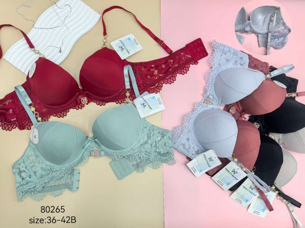 Lacy T-Shirt Bra Seamless Look Wired Bra