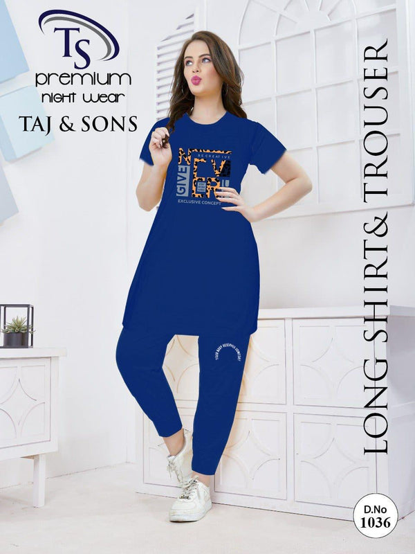 Cotton PJ Dress with Long Shirt Casual Loungewear